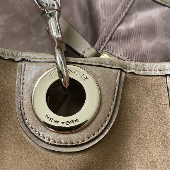 Coach Hadley XL Python Embossed Leather Bag - Picture 11 of 15